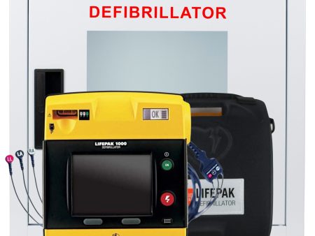 Physio Control Lifepak 1000 AED ECG Display - Recertified AED Value Package For Sale