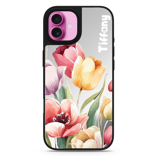 Watercolor tulip Mirror Case Online