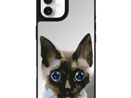 Watercolour Cat Mirror Case Online now