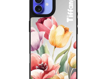 Watercolor tulip Mirror Case Online