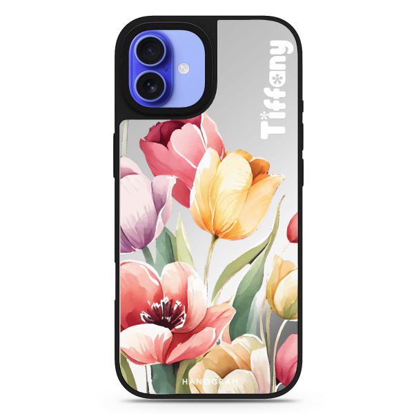 Watercolor tulip Mirror Case Online