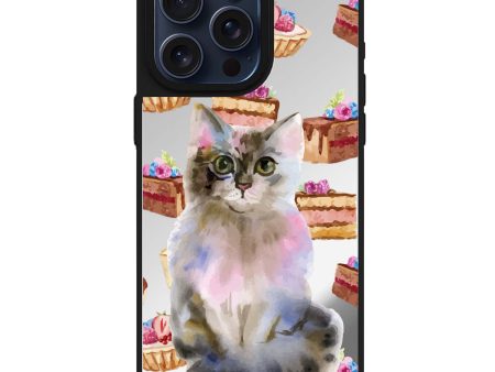 Watercolour Cat MagSafe Compatible Mirror Case Online Sale