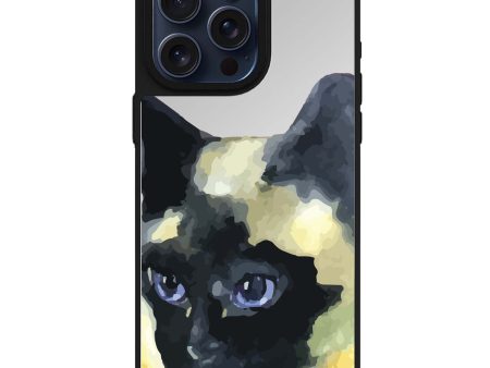 Watercolour Cat MagSafe Compatible Mirror Case Fashion