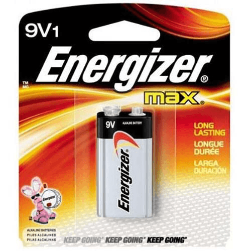 Energizer 9 volt MAX Fashion