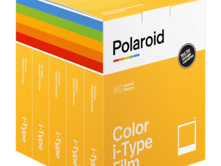 Polaroid Color i-Type Instant Film (5-Pack, 40 Exposures) Online now