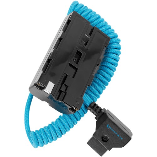 Kondor Blue D-Tap Power Cable to Sony L-Series Dummy Battery Discount