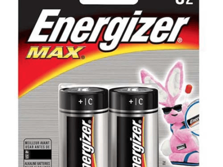 Energizer C MAX 2 pack alkaline Sale