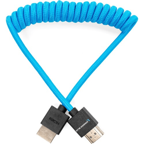 Kondor Blue Coiled HDMI Cable (12 to 24 ) Sale