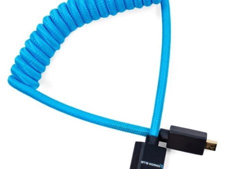 Kondor Blue Coiled Micro-HDMI to HDMI Cable (12 to 24 ) For Cheap