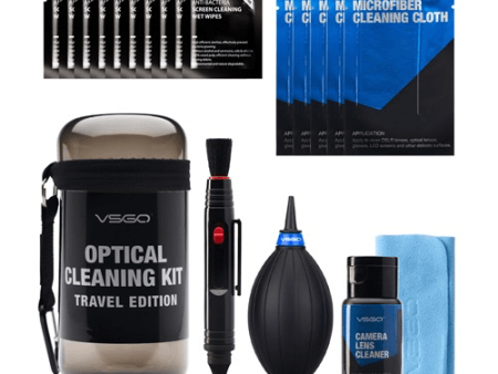 VSGO Optical Cleaning Kit Travel Edition - Grey Hot on Sale