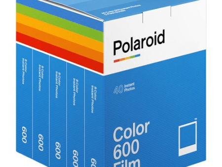 Polaroid Color 600 Instant Film (5-Pack, 40 Exposures) Hot on Sale