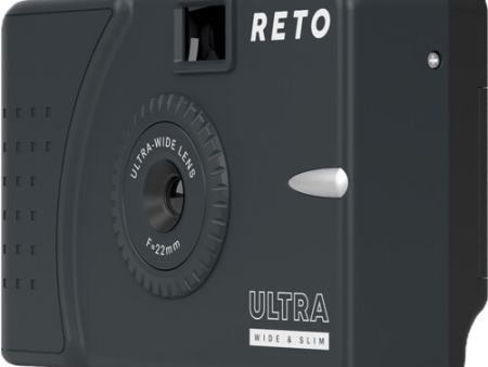 Reto Project Ultra Wide Slim Film Camera with 22mm Lens -without flash (Charcoal) For Sale