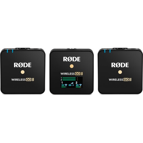 Rode Wireless GO II 2-Person Compact Digital Wireless Microphone System Recorder (2.4 GHz, Black) Sale