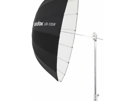 GODOX 41  (105CM) WHITE PARABOLIC UMBRELLA Online now