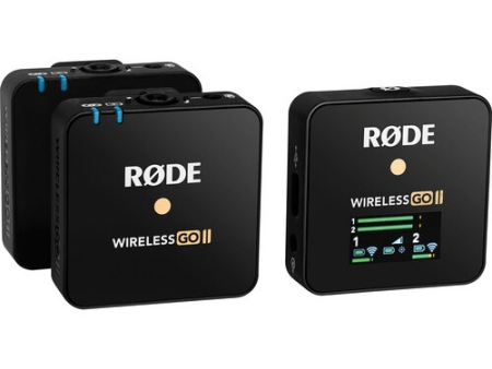 Rode Wireless GO II 2-Person Compact Digital Wireless Microphone System Recorder (2.4 GHz, Black) Sale