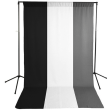 Savage Economy Background Kit 5x9’ (White, Black, and Gray Backdrops) Online Hot Sale