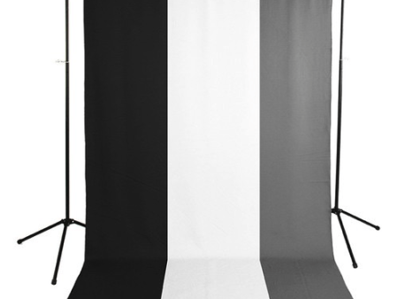 Savage Economy Background Kit 5x9’ (White, Black, and Gray Backdrops) Online Hot Sale