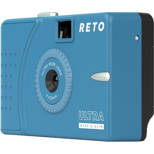 Reto Project Ultra Wide Slim Film Camera with 22mm Lens -without flash (Murky Blue) For Cheap