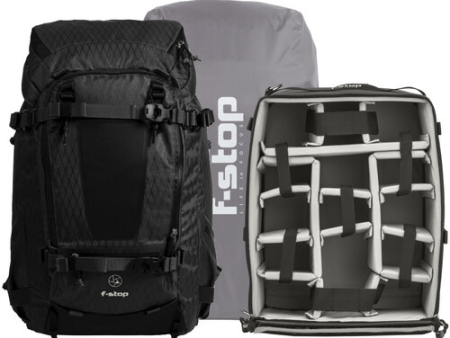 f-stop TILOPA 50L DuraDiamond Travel & Adventure Photo Backpack Essentials Bundle (Anthracite Black) Online now