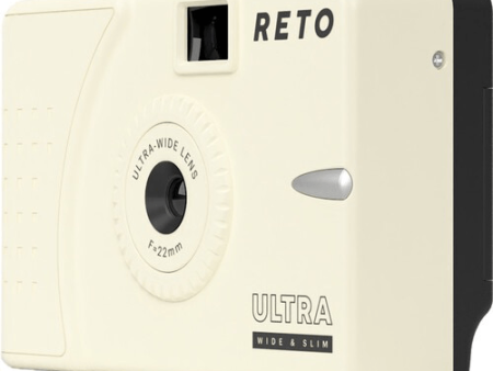 Reto Project Ultra Wide Slim Film Camera with 22mm Lens -without flash (Cream) on Sale